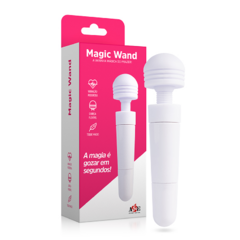 Mini Varinha Mágica Branca Cabeça Flexível - Magic Wand