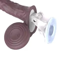 Pênis em Silicone c/ Vibro Recarregáve controle sem fio 16,5 x 3,5 cm Jason