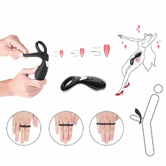 Anel Peniano e Anel Testicular 9 modos de Vibração à prova d'água - RINGS S-Hande