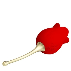 Rosa com Língua Vibratória 12 modos de vibração lambidas - Mais Prazer