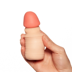 Capa Extensor Peniano em Realistic Skin Bege Realística 16 cm - Aumente seu Pênis em 5 cm Clint - Mais Prazer