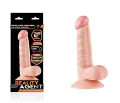 Reality Agent Pênis Realistico 15Cm Com Ventosa
