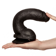 Pênis Realístico com Ventosa e Escroto em Realistic Skin Bengala 18 x 5 cm - Paul Bege - Mais Prazer