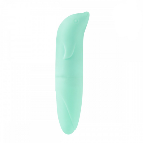 Vibrador Golfinho Ponto G Ciano- Soft Touch