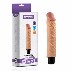 Pênis Realístico com Veias, Articulado. Vibrador Multivelocidade - LOVETOY REAL FEEL FLEXI