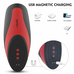 Masturbador Sofisticado com Aquecimento e 9 modos de vibração - KING ARTHUR S-HANDE - comprar online