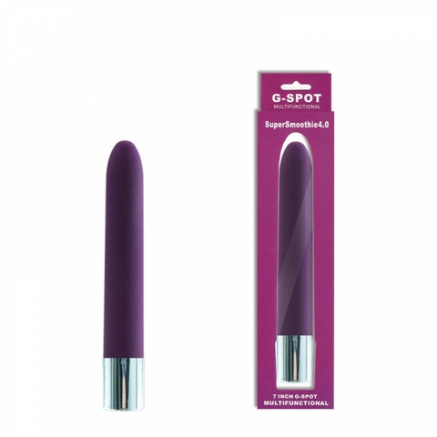Vibrador Personal 14,5 cm, 10 Vibrações e Textura Aveludada - LILÁS