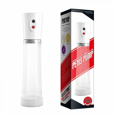 Bomba Peniana Sucção Elétrica Recarregável - Desenvolvedor Peniano 3 Aneis - PENIS PUMP ELETRIC HIGH