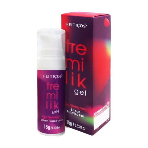 Spray Eletrizante Tremilik com Vibramax Framboesa 15ml - Estimula Vibra Excita - Vibrador Líquido