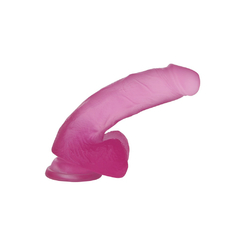 Pênis Rosa em Jelly Super Macio e Firme 17,5 cm com Escroto e Ventosa na internet