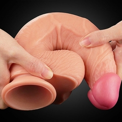 Pênis Realista com Veias Camada Dupla macio e Firme 10" - LOVETOY DUAL-LAYERED SILICONE NATURE COCK I na internet