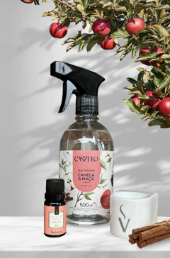 AGUA PERFUMADA CASZULO 500ML CANELA E MACA - Empório Central - Produtos de Higiene e Limpeza - Produtos Para Piscina 