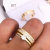 Aliança Leite Ouro18k - 4MM - comprar online