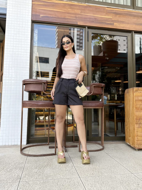 Short Alfaiataria - Preto - comprar online