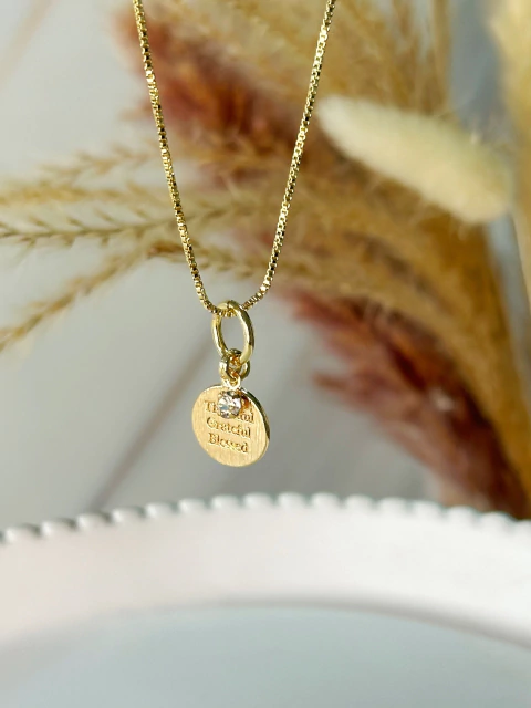 Collar Thankful Agradecida Bendecida - comprar en línea
