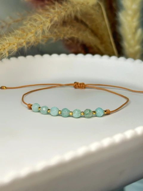 Pulsera Agata Celeste - comprar en línea