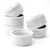 Kit Ramequim Porcelana Classic Branco - Lyor