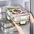 Organizador de Geladeira com Tampa e Alça na internet