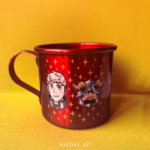 Caneca Esmaltada - Dungeon Meshi