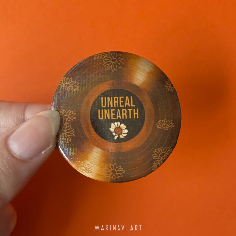 Botton Holográfico - Disco - Unreal Unearth - Hozier na internet