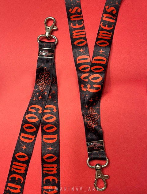 Cordão Angel & Demon - Good Omens