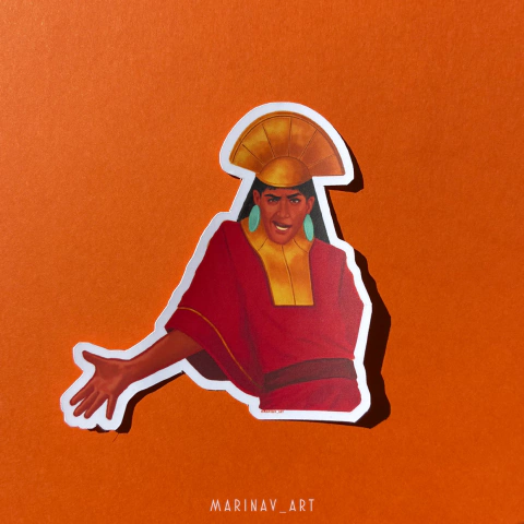 Adesivo - Kuzco - A Nova Onda do Imperador - comprar online