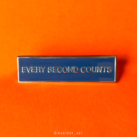 Pin - Every Second Counts - The Bear