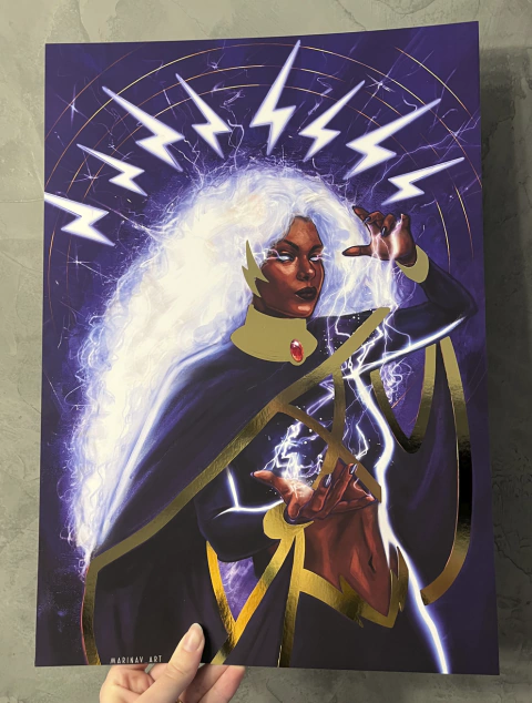 Poster Metalizado - Tempestade - comprar online