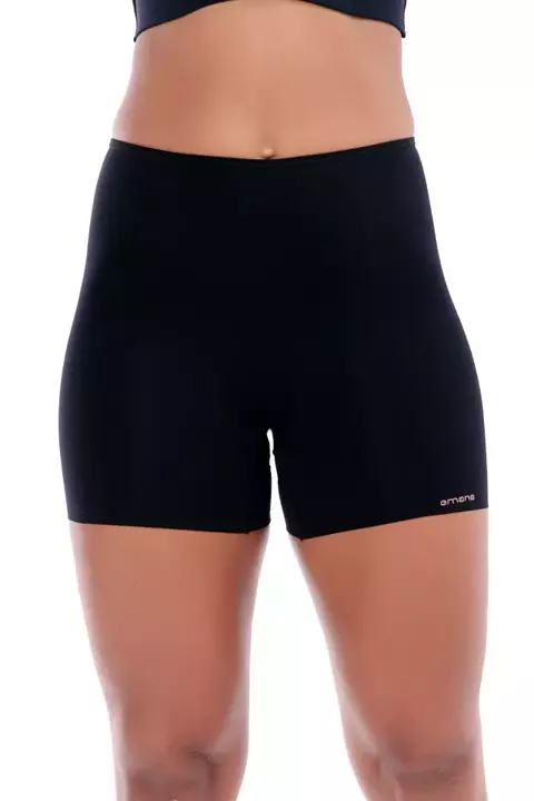 Short curto de Emana com corte a fio sem costuras laterais e nas pernas 206392