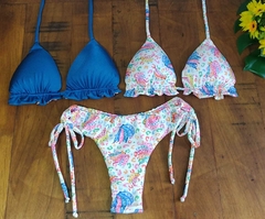 trikini 2 tops mais 1 calcinha