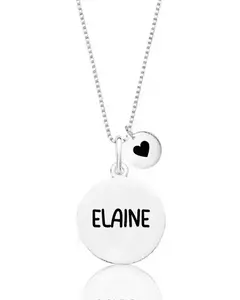 Colar Duas Medalhas Personalizado