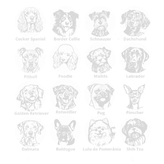 BERLOQUE REDONDO DOG PERSONALIZADO PRATA 925 - comprar online