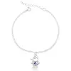 PULSEIRA MENINO CRAVEJADO AZUL DE PRATA