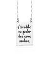 Colar Retangular Frase Personalizado