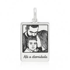 PINGENTE POLAROID FOTO PERSONALIZADO PRATA 925 - comprar online
