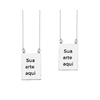 Escapulário Retangular Personalizado