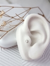 Piercing Zircônia Redonda Cravação Inglesa