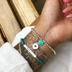 Pulseira Bolinha Inspired Tiffany - Gra Pratas - Atacado 