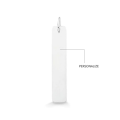 Pingente Palito 30mm Personalizado Prata 925 - comprar online