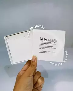 Colar Coração Zircônia + Caixinha Mãe - Gra Pratas - Atacado 