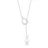 Colar Gravara Gota de Prata 925
