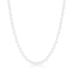 COLAR CHOKER ELO CORAÇÃO PRATA 925