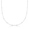 COLAR BOLINHA VENEZIANA DIAMANTADA PRATA 925