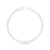 PULSEIRA MASCULINA GRUMET 3,8MM FIO 100 PRATA 925
