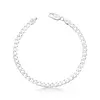 PULSEIRA MASCULINA GRUMET 5,7MM PRATA 925