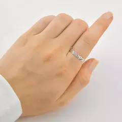ANEL RAMINHO VAZADO DE PRATA - comprar online
