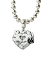 BERLOQUE MICKEY E MINNIE COM FOTO PERSONALIZADO PRATA 925