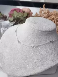 Choker Coração Vazado Estamparia