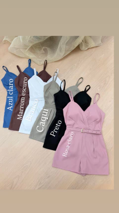 0017 - MACAQUINHO ALTA COSTURA - ACOMPANHA CINTO na internet