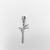 Pingente Fé De Aço Inox Prata 1.8cm - 3cm - comprar online